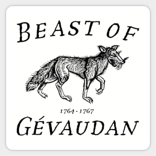 Beast of Gevaudan Sticker